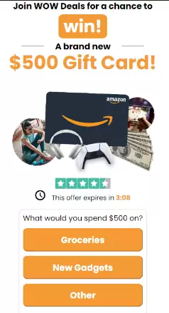 Claim a 500 Amazon Gift Card Now!