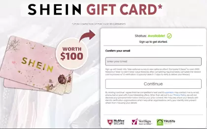 Enter for a Shein Gift Card!